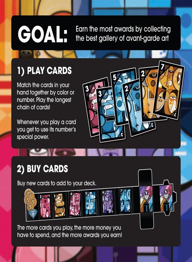 Resonym Avant Carde - by Resonym - Board Game - Deck Building Game of Avant-Garde Art Collection - Ages 8+ - Image 3
